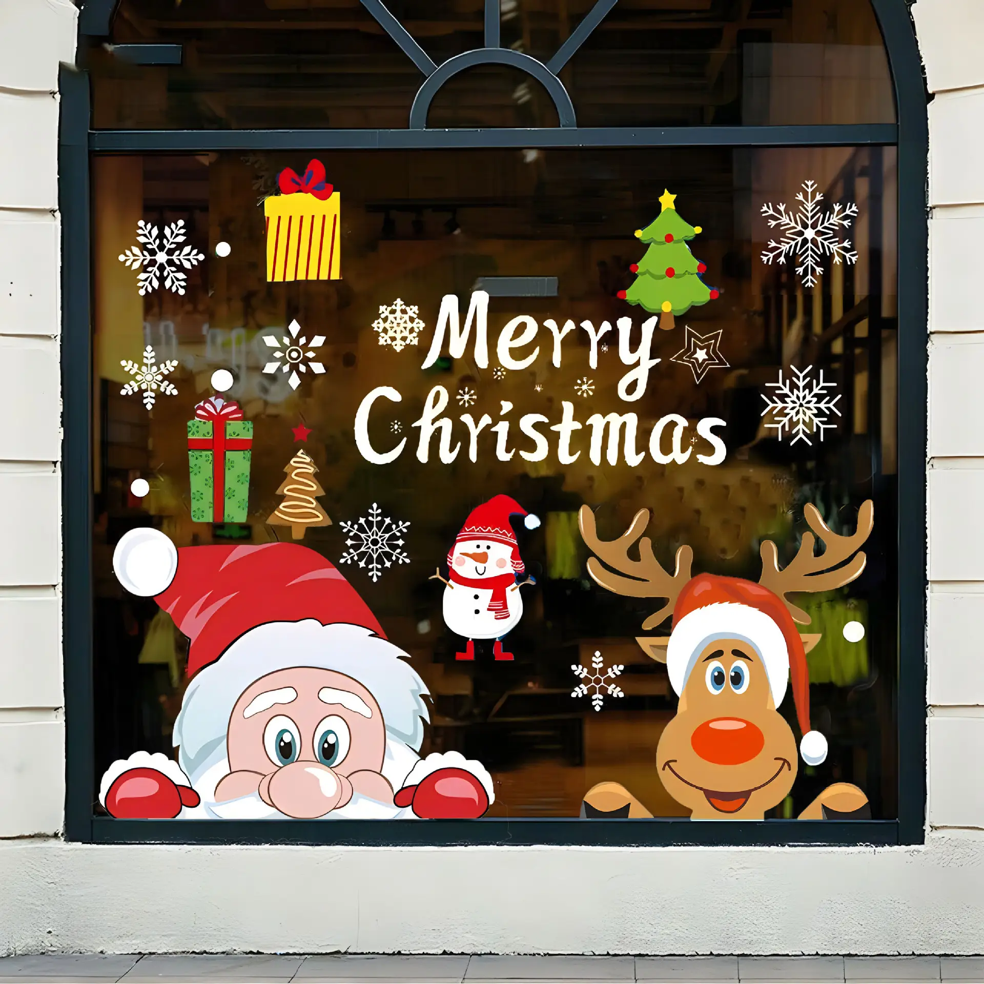 2026 Christmas Snowflake Stickers for Home Decor - Image 23