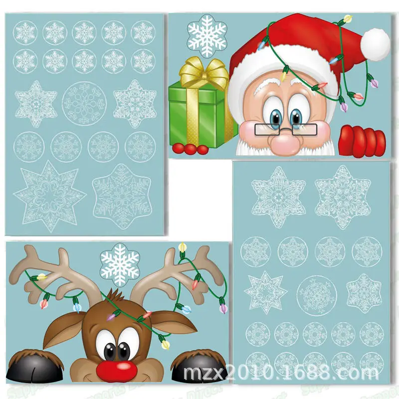 2026 Christmas Snowflake Stickers for Home Decor - Image 5