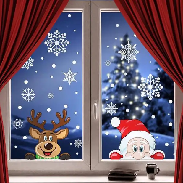 2026 Christmas Snowflake Stickers for Home Decor - Image 9