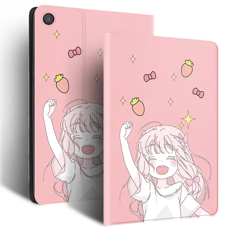 Cat Printed 11 Inch Leather Protective Case