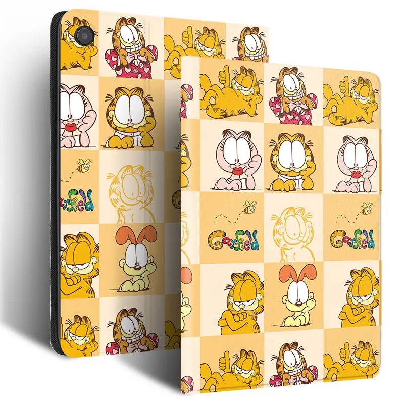 Cat Printed 11 Inch Leather Protective Case