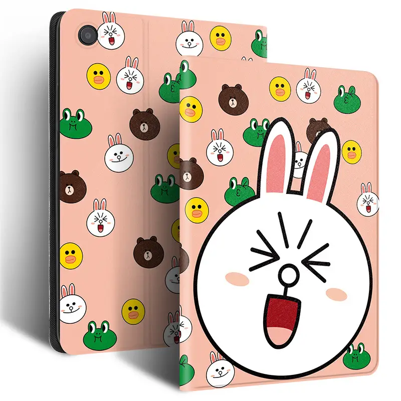 Cat Printed 11 Inch Leather Protective Case