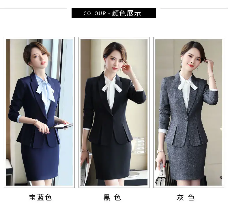 Women Black Suit 2018 Formal Work Interview — feature 11