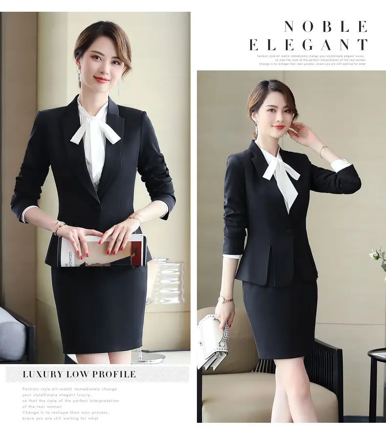 Women Black Suit 2018 Formal Work Interview — feature 20
