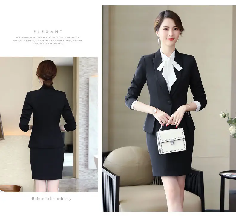 Women Black Suit 2018 Formal Work Interview — feature 21