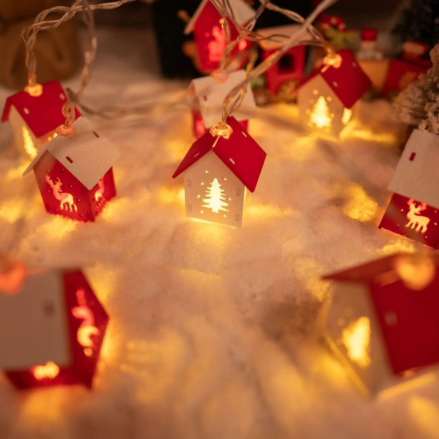 Nordic House LED String Lights for Bedroom Decor - Image 2