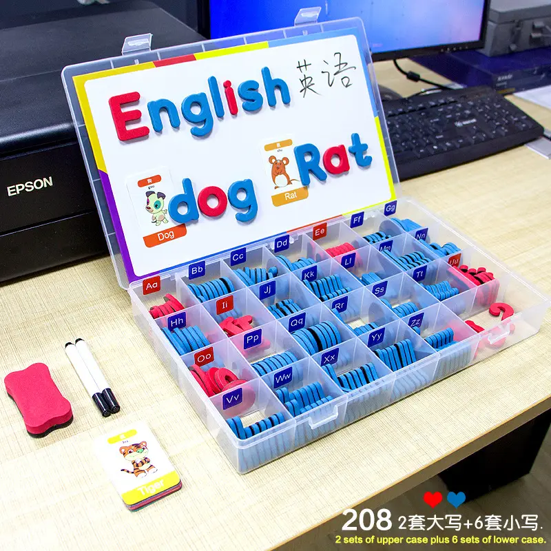 Magnetic English Alphabet Stickers for Kids 256 PCS - Image 21