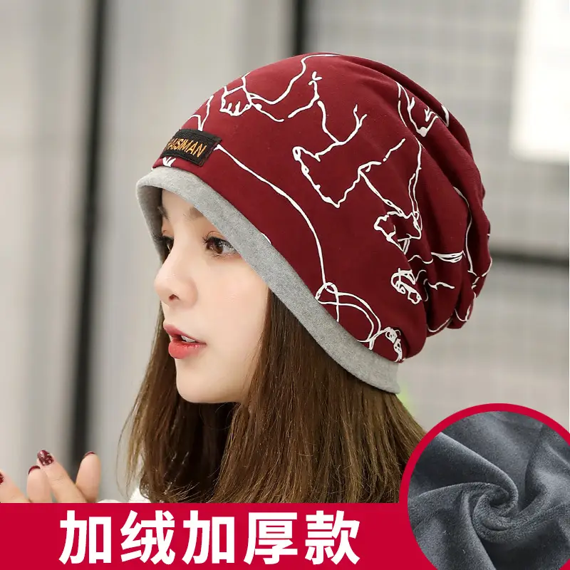 Women's Velvet Windproof Moon Cap Winter Plus - Image 3