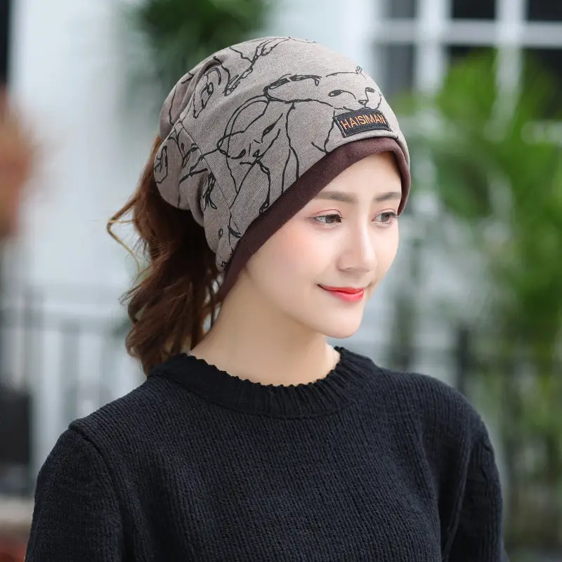 2022 Winter Velvet Head Cap Moon Cap Warm Korean Fashion - Image 9