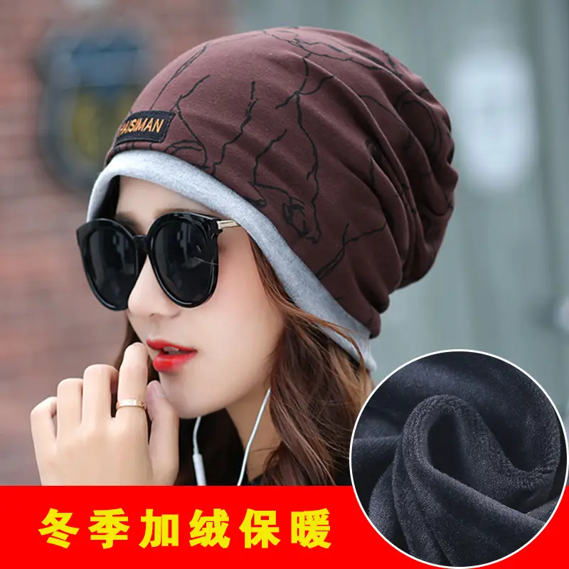 2022 Winter Velvet Head Cap Moon Cap Warm Korean Fashion - Image 4