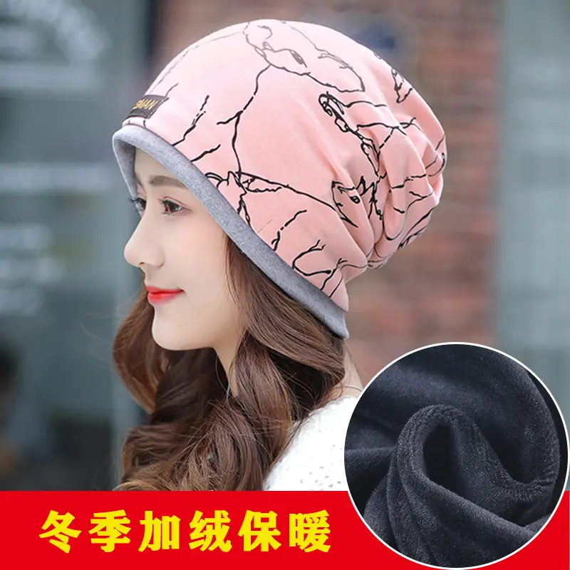 2022 Winter Velvet Head Cap Moon Cap Warm Korean Fashion - Image 5