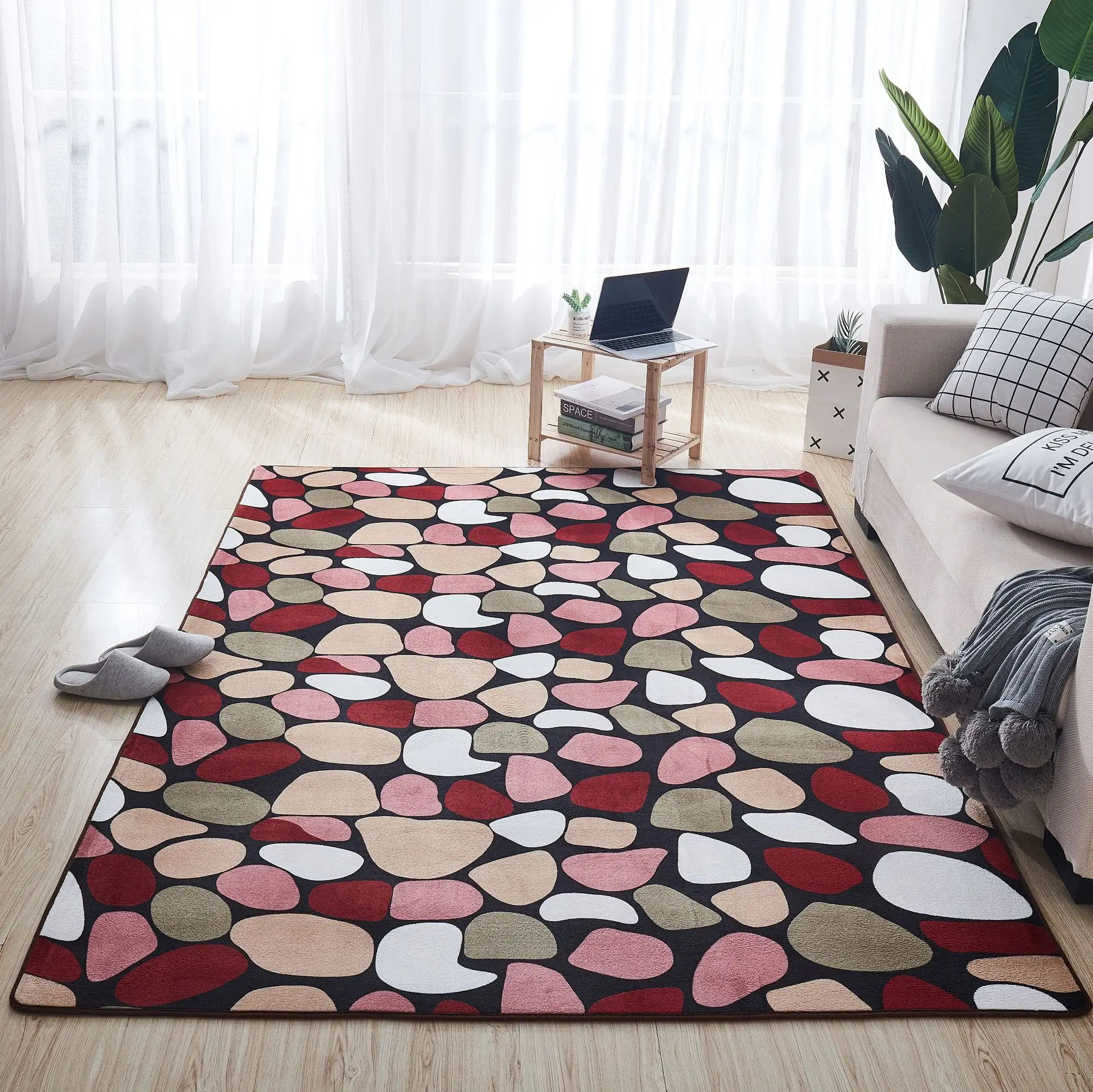 Cross-Border Dropshipping Plush Carpet Floor Mat Living Room Bedroom — feature 3