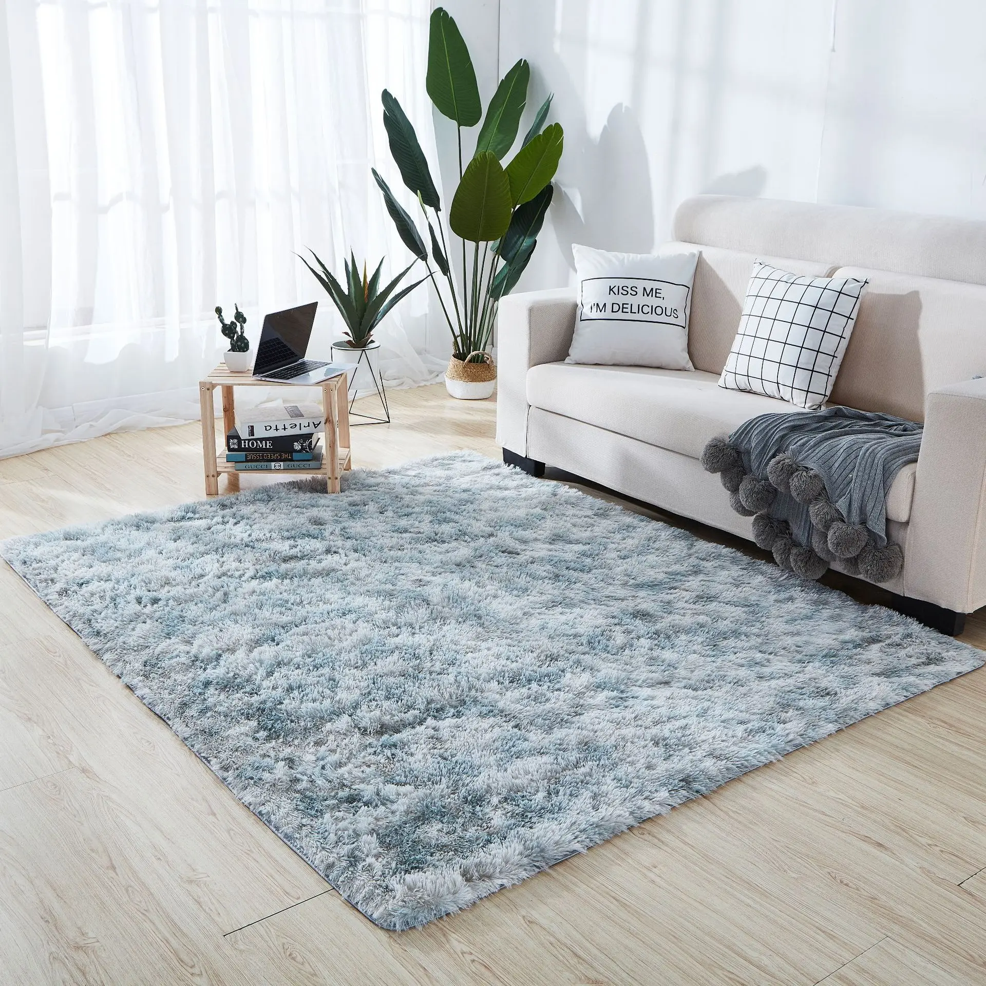 Cross-Border Dropshipping Plush Carpet Floor Mat Living Room Bedroom