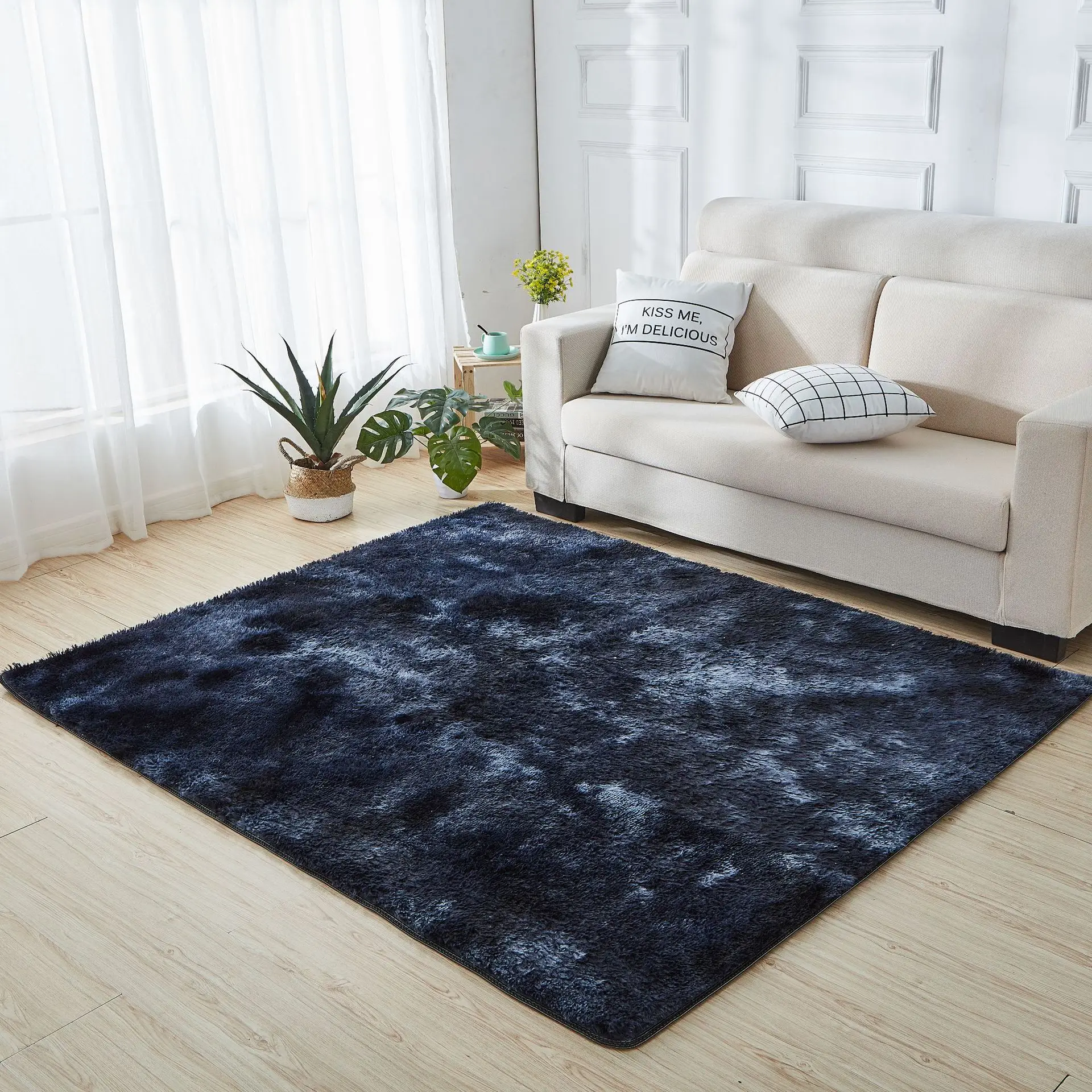 Cross-Border Dropshipping Plush Carpet Floor Mat Living Room Bedroom