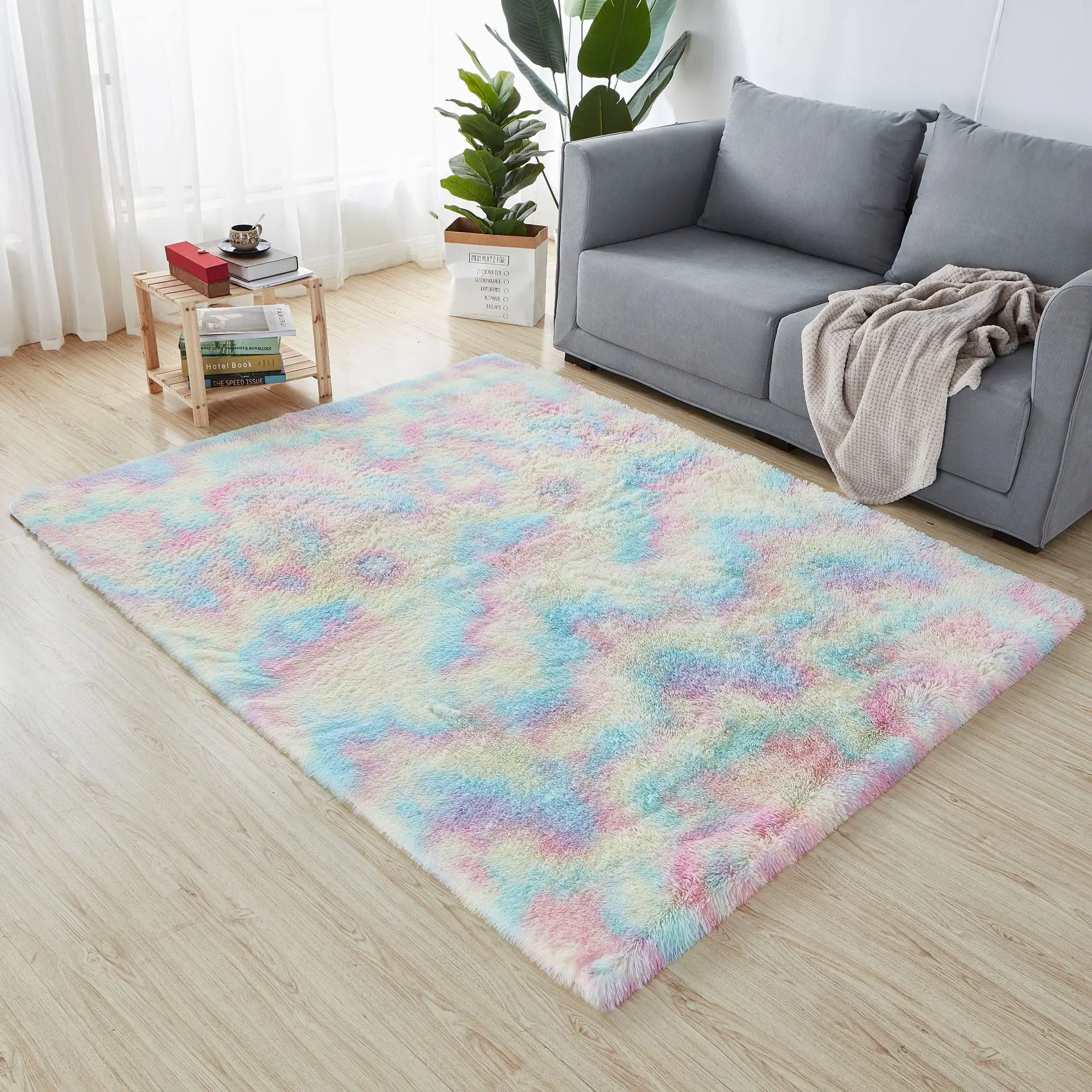 Cross-Border Dropshipping Plush Carpet Floor Mat Living Room Bedroom