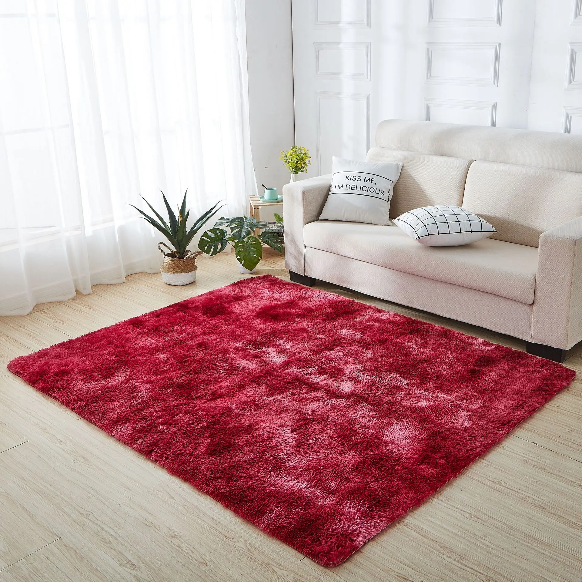 Cross-Border Dropshipping Plush Carpet Floor Mat Living Room Bedroom