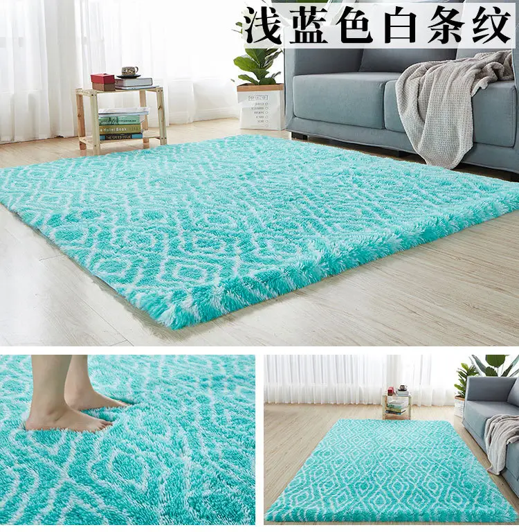 Cross-Border Dropshipping Plush Carpet Floor Mat Living Room Bedroom