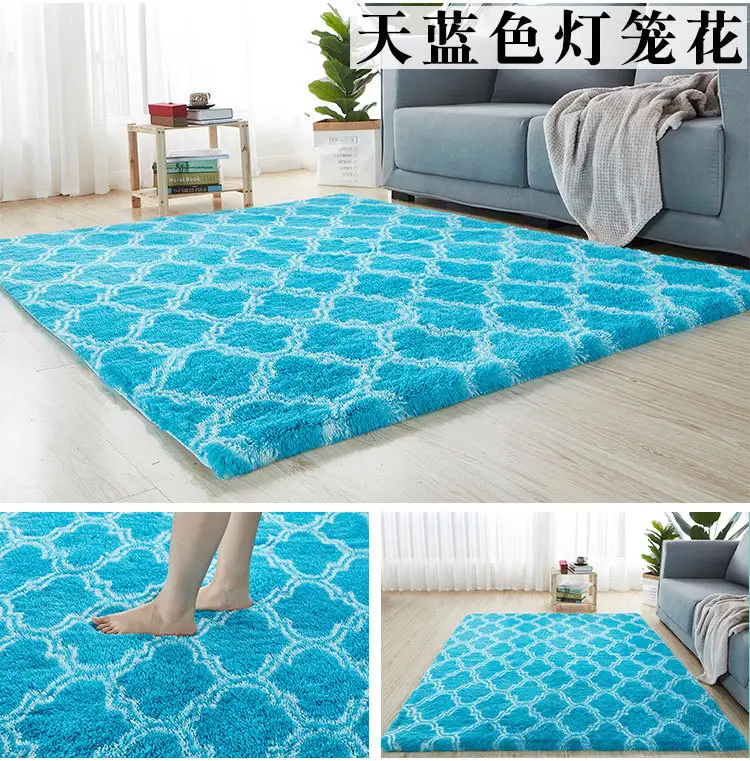 Cross-Border Dropshipping Plush Carpet Floor Mat Living Room Bedroom