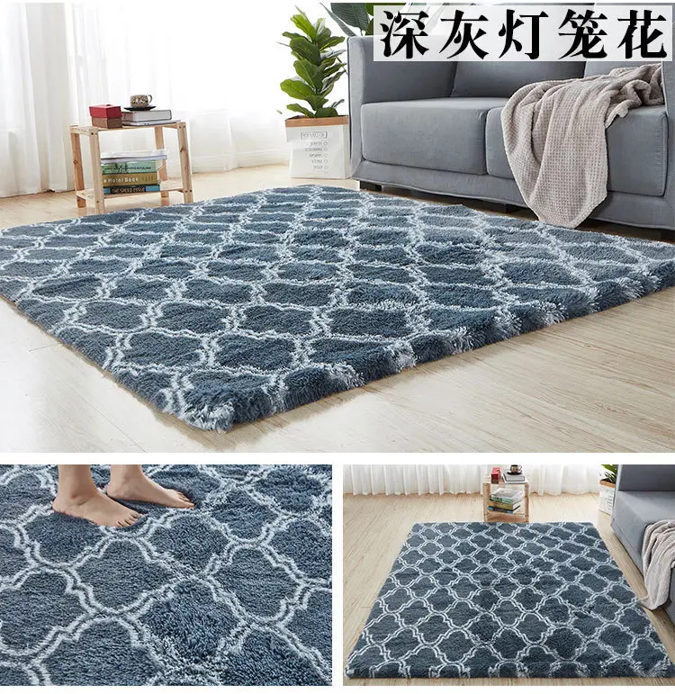 Cross-Border Dropshipping Plush Carpet Floor Mat Living Room Bedroom