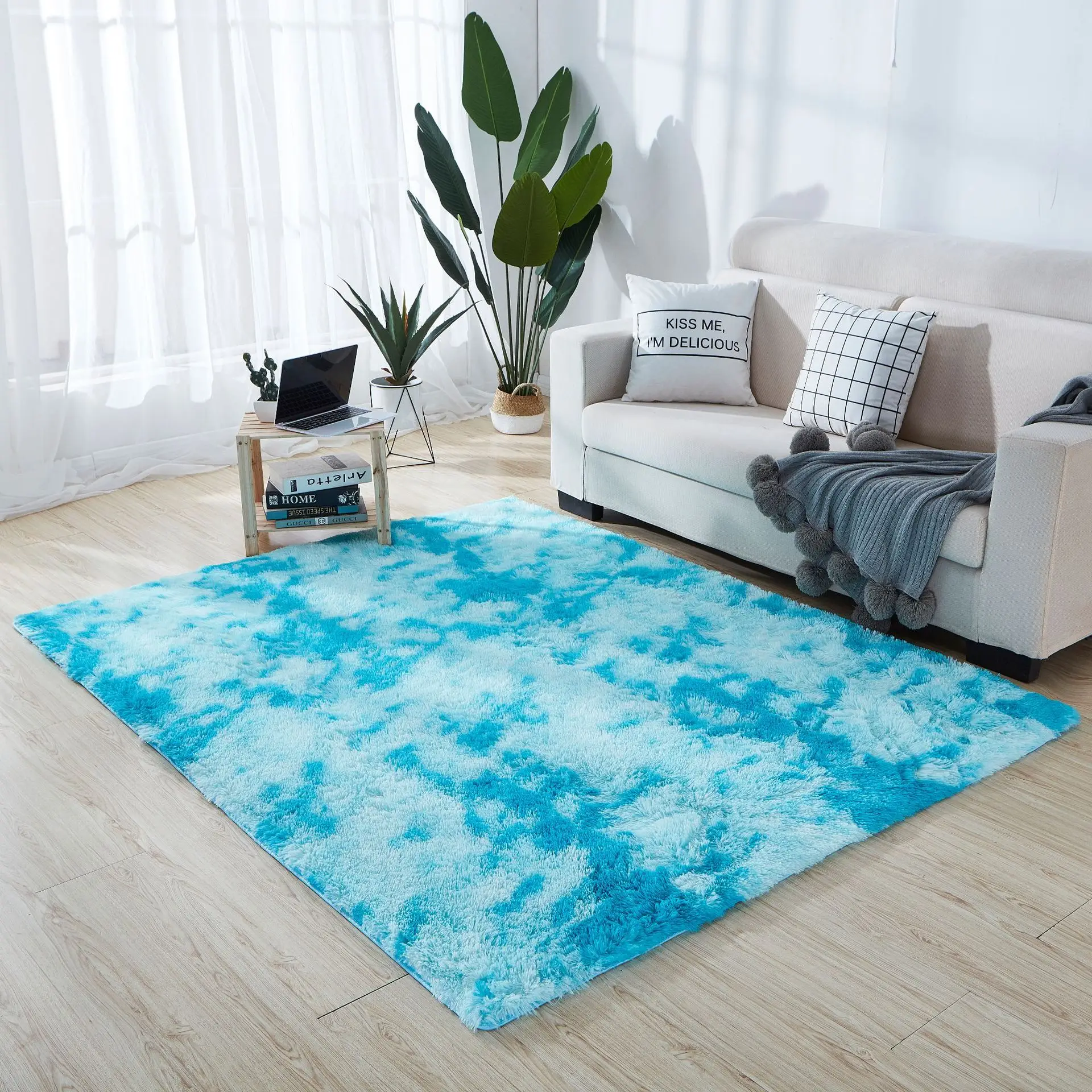 Cross-Border Dropshipping Plush Carpet Floor Mat Living Room Bedroom