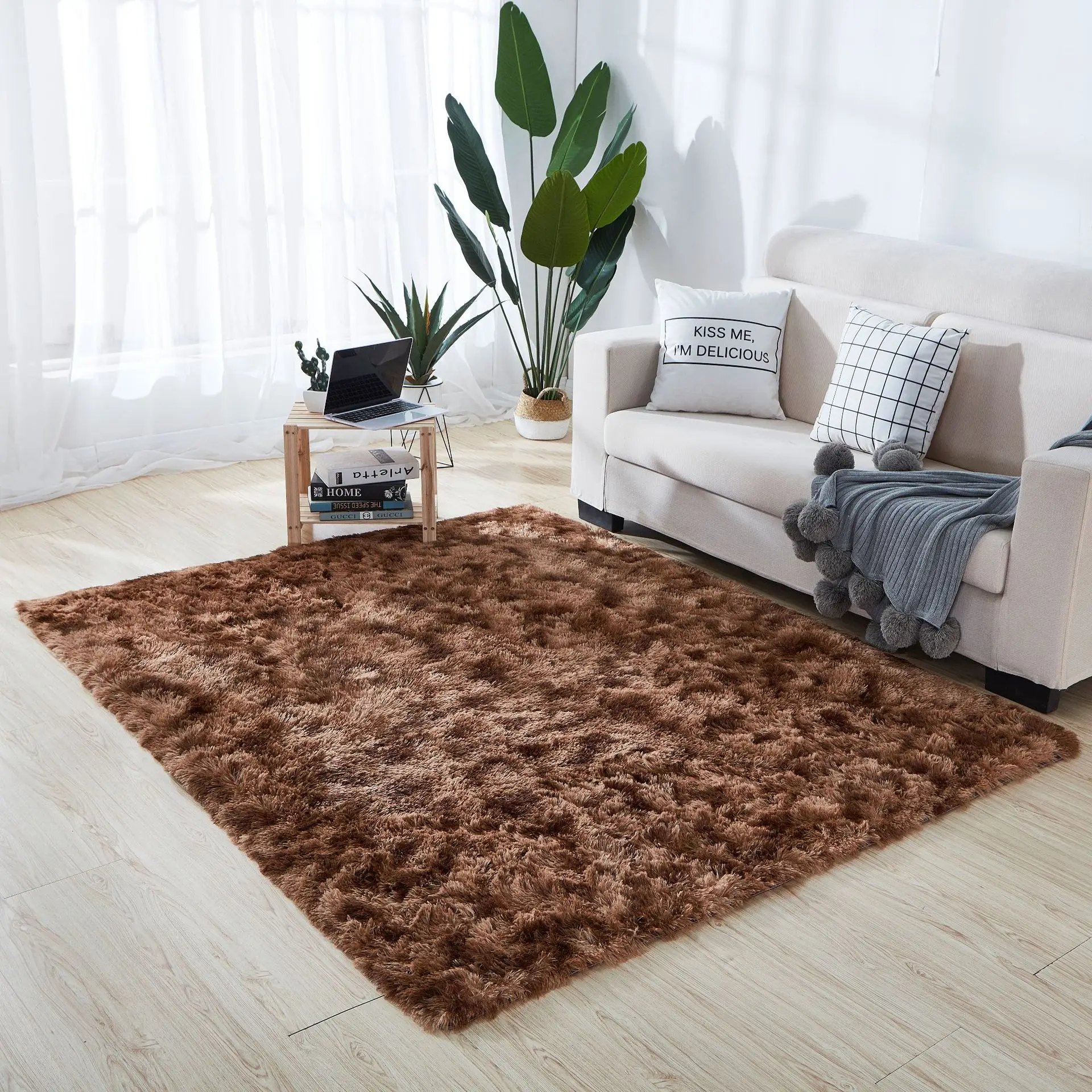 Cross-Border Dropshipping Plush Carpet Floor Mat Living Room Bedroom