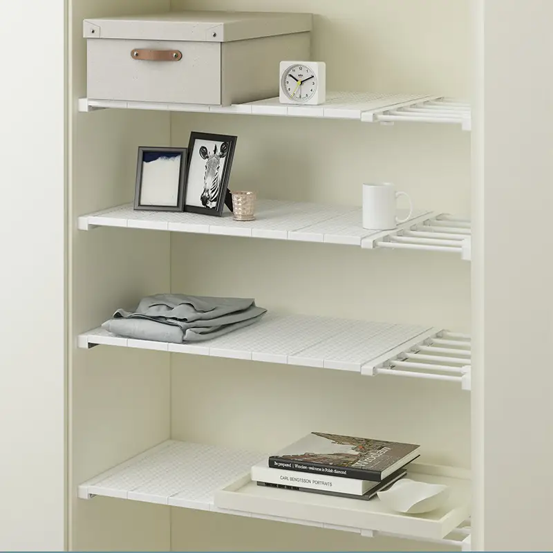 Retractable Wall Storage Racks Punch-Free Kitchen Bathroom Organizers - Image 4