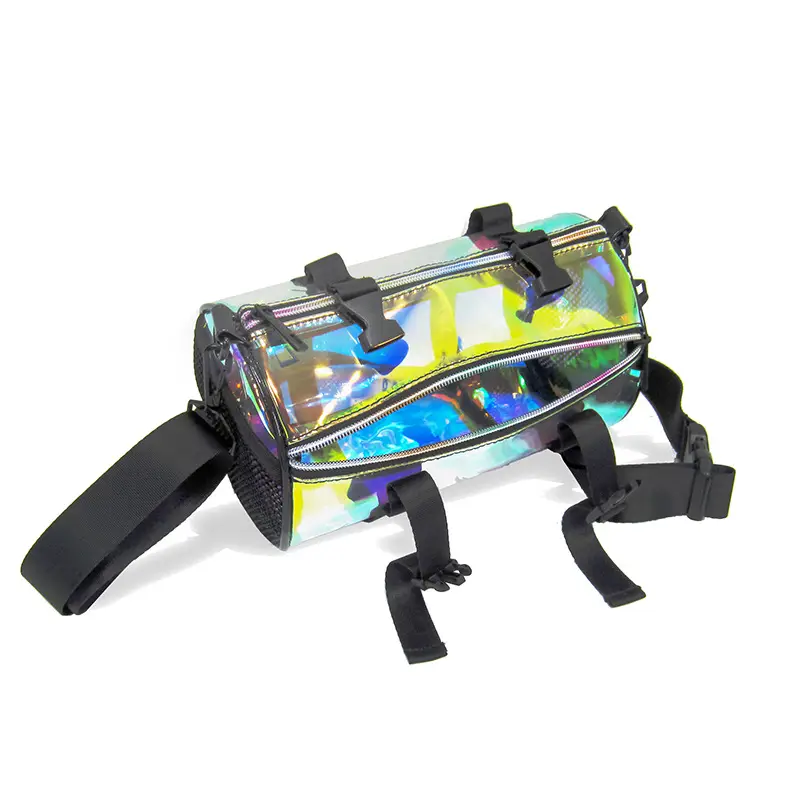 2022 New Laser PVC Jelly Shoulder Bag Transparent Bucket - Image 5