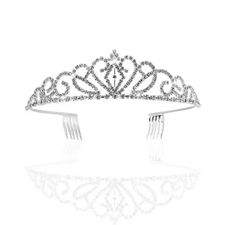 Rhinestone Bridal Hair Crown for Women