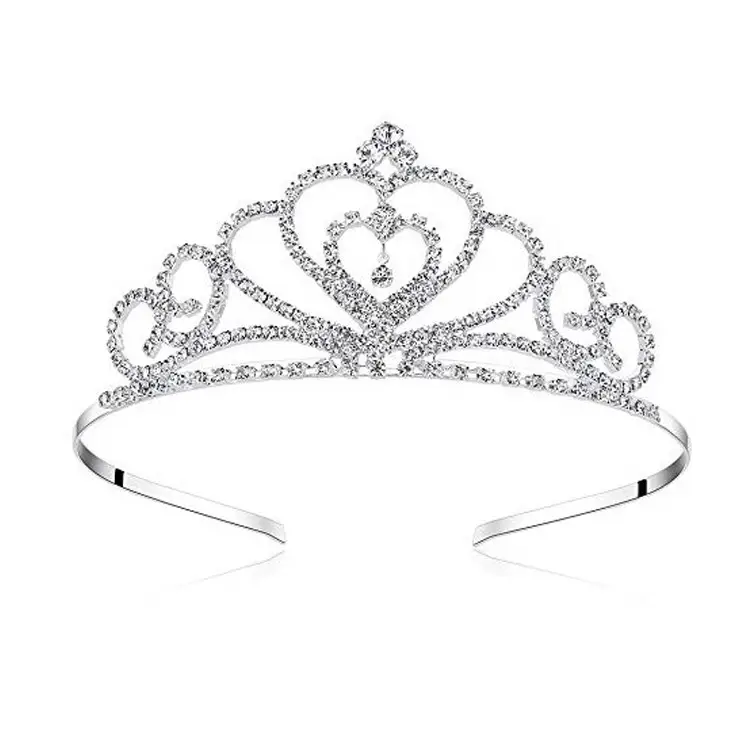 Rhinestone Bridal Hair Crown for Women