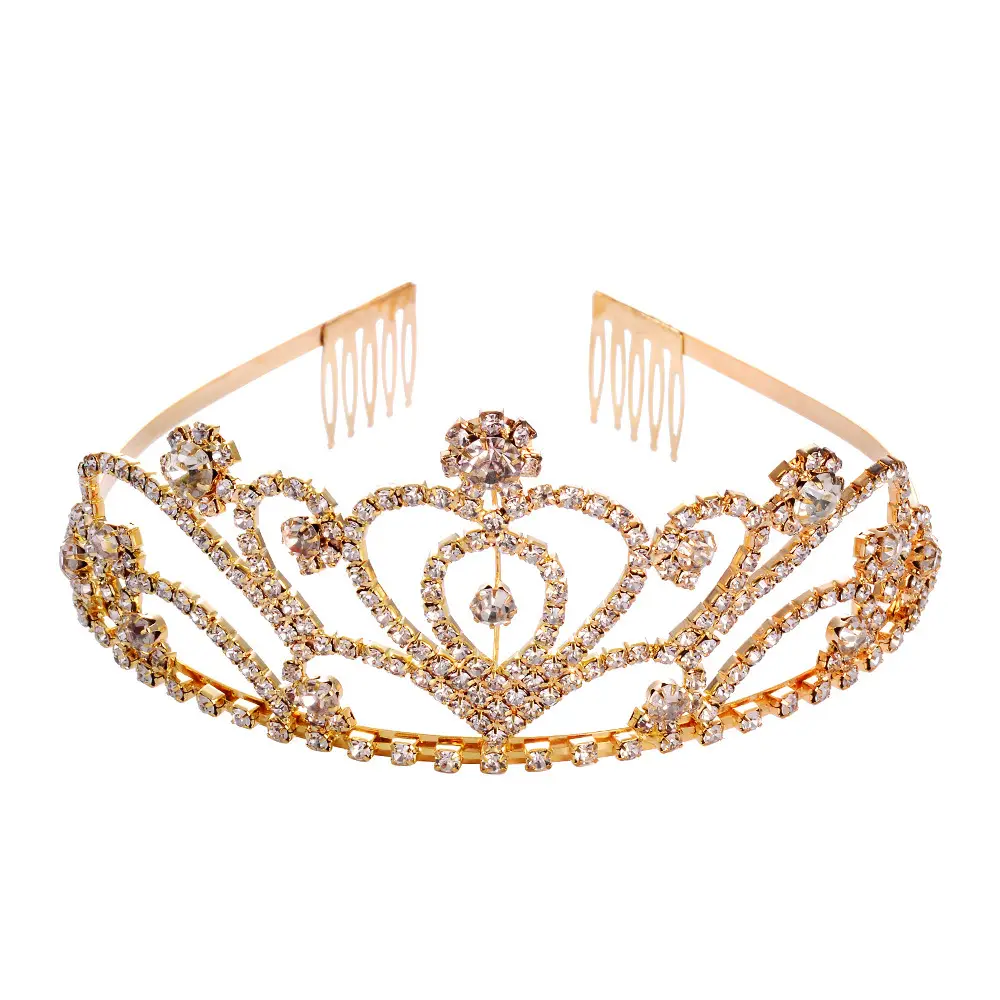 Rhinestone Bridal Hair Crown for Women