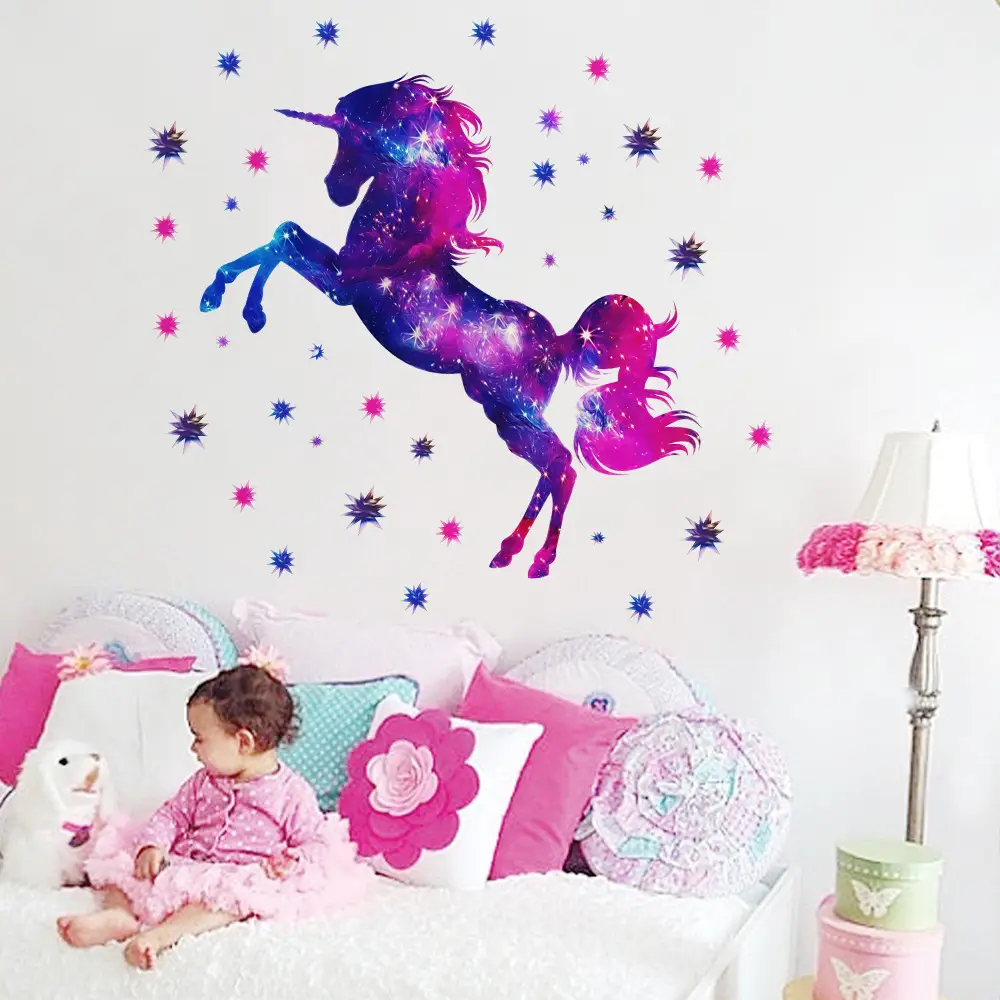 Unicorn Starry Sky Wall Sticker 35x60cm - Image 5