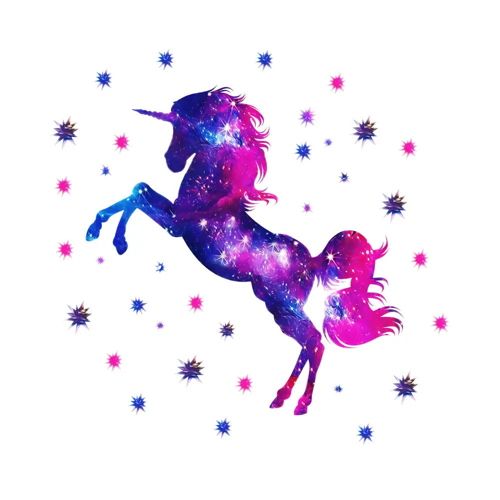 Unicorn Starry Sky Wall Sticker 35x60cm - Image 6