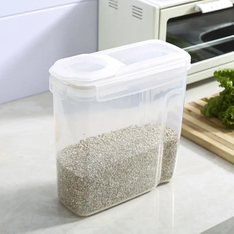 Kitchen Sealed Grain Storage Jar with Lid - Image 4