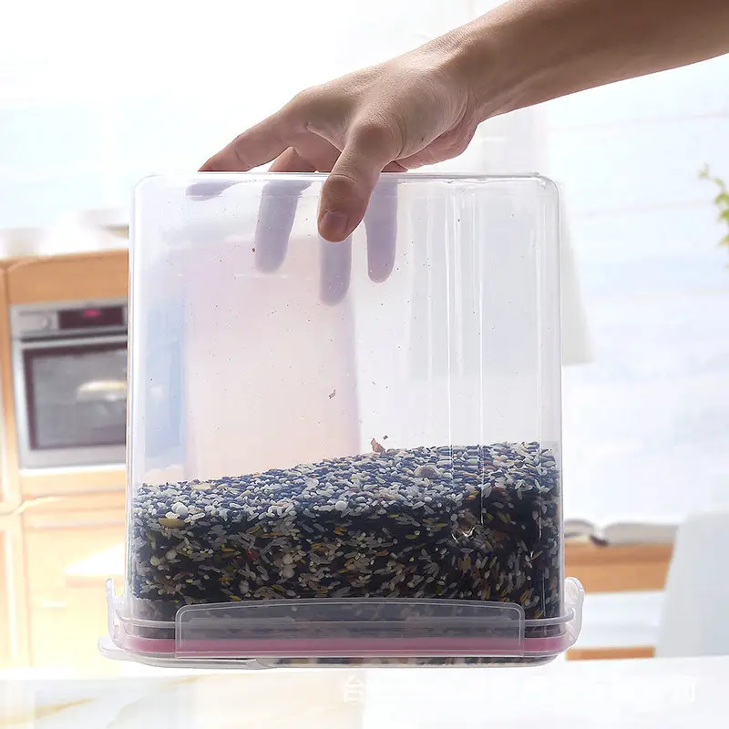Kitchen Sealed Grain Storage Jar with Lid - Image 7
