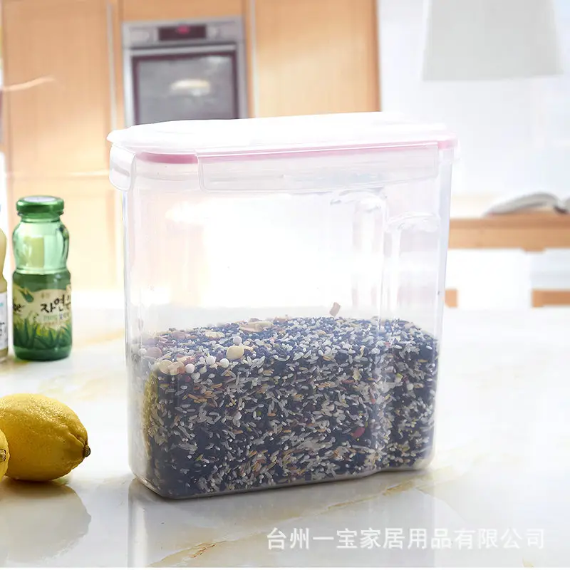 Kitchen Sealed Grain Storage Jar with Lid - Image 3