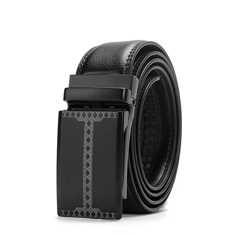 Men's Black Automatic Buckle Belt Wholesale - Image 5