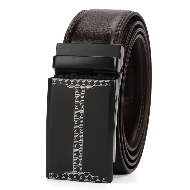 Men's Black Automatic Buckle Belt Wholesale - Image 2