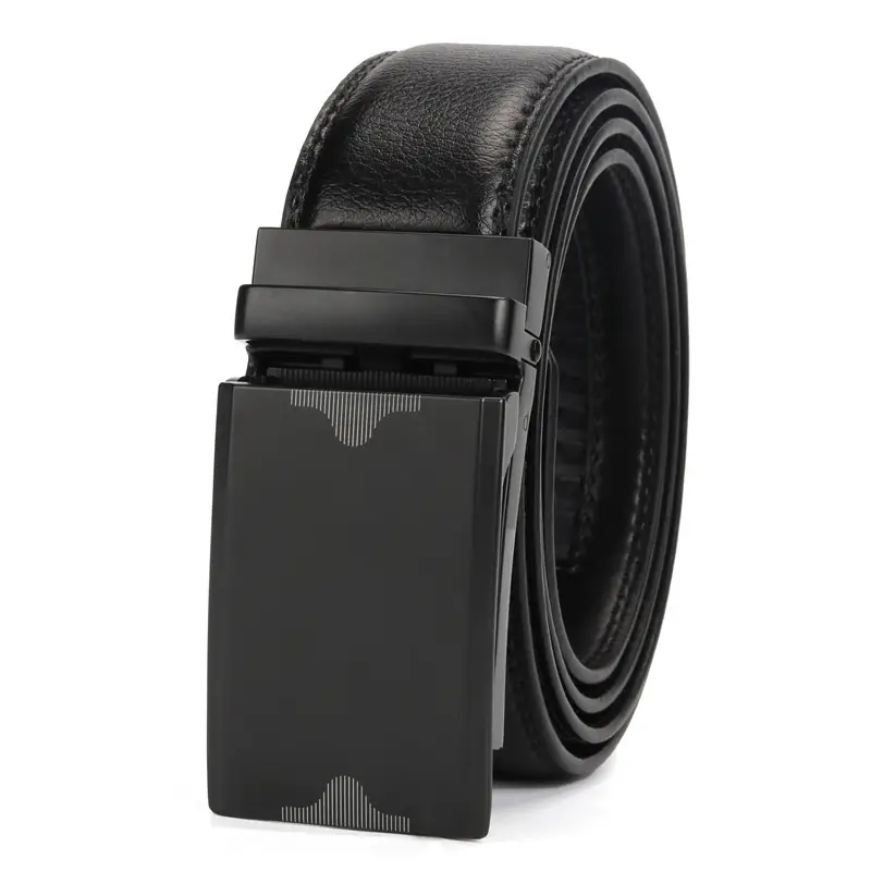 Men's Black Automatic Buckle Belt Wholesale - Image 3