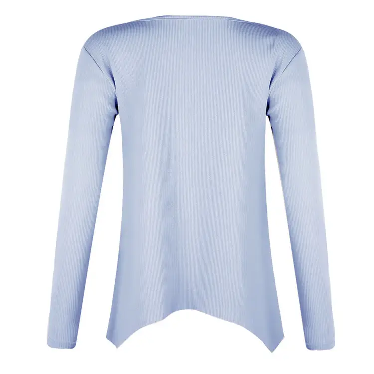 Women's White V-Neck Pullover Sweater Winter Top - Image 7