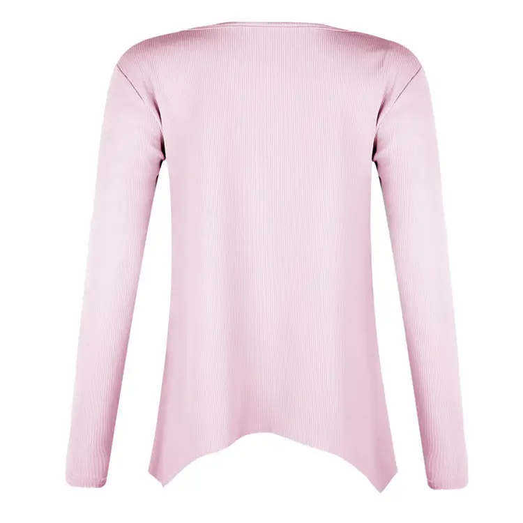 Women's White V-Neck Pullover Sweater Winter Top — feature 12