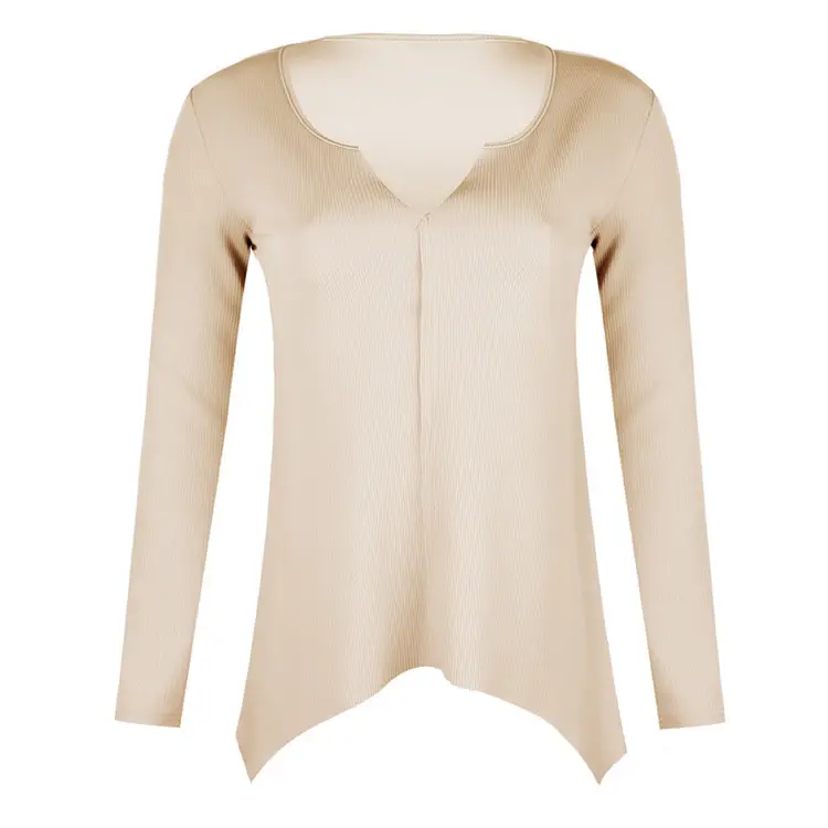 Women's White V-Neck Pullover Sweater Winter Top — feature 14