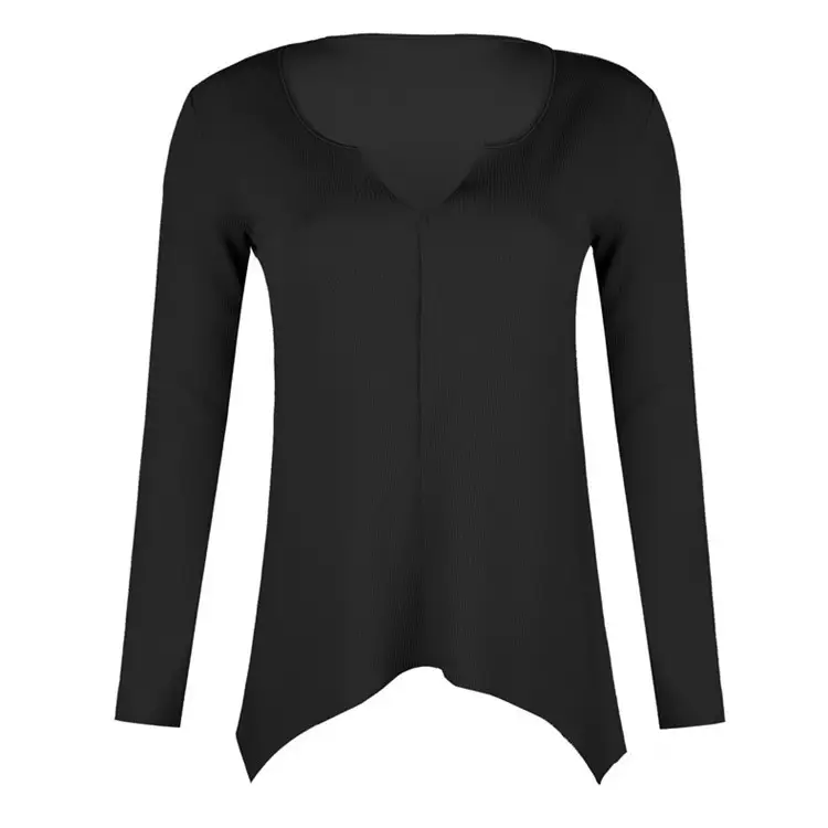 Women's White V-Neck Pullover Sweater Winter Top — feature 8