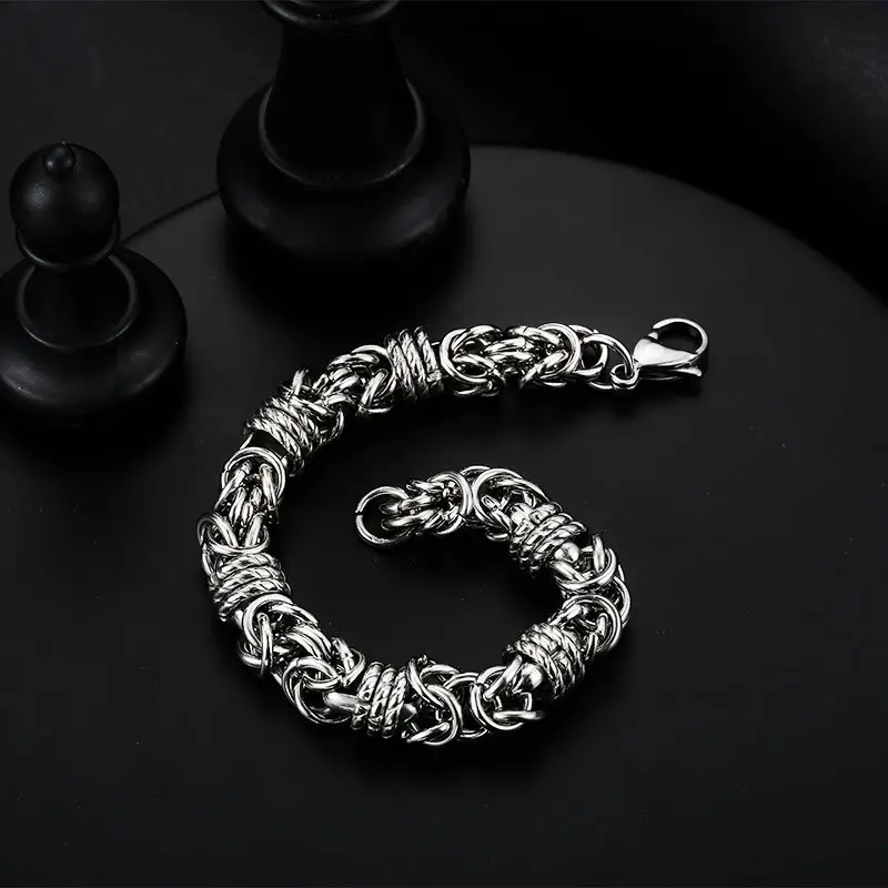 Titanium Steel Bracelet for Teens Hip Hop Style - Image 4