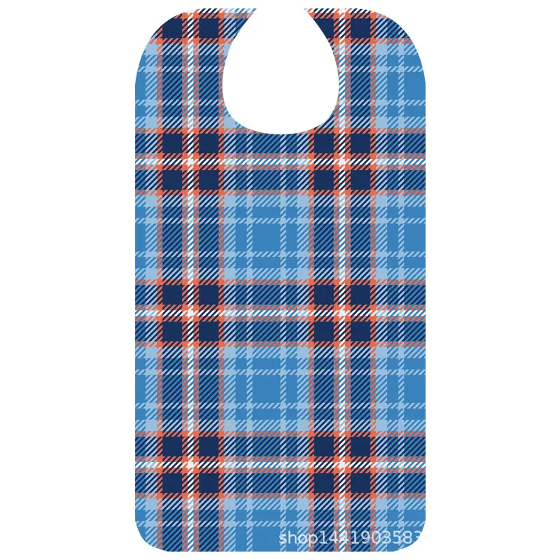 Cross-border Elderly Bibs Food Bags Saliva Towel Adult Bibs Spot Manufacturers Supply Can Print Logo - Image 4