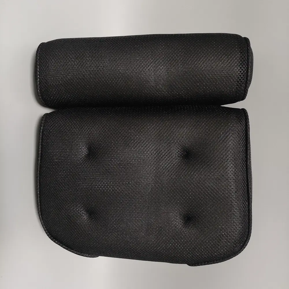 White Crossbody Bath Pillow with Suction Cup - Image 5