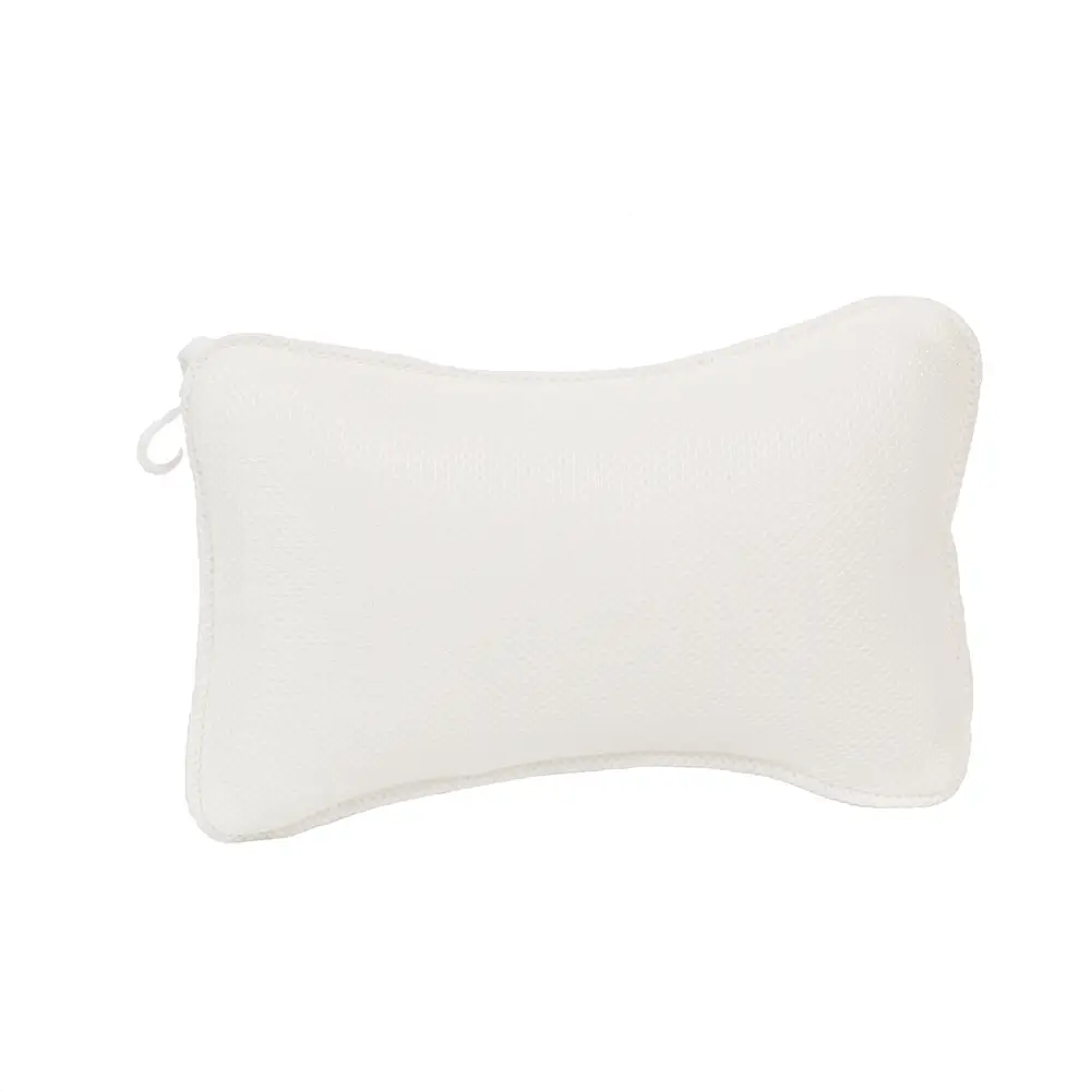 White Crossbody Bath Pillow with Suction Cup - Image 7