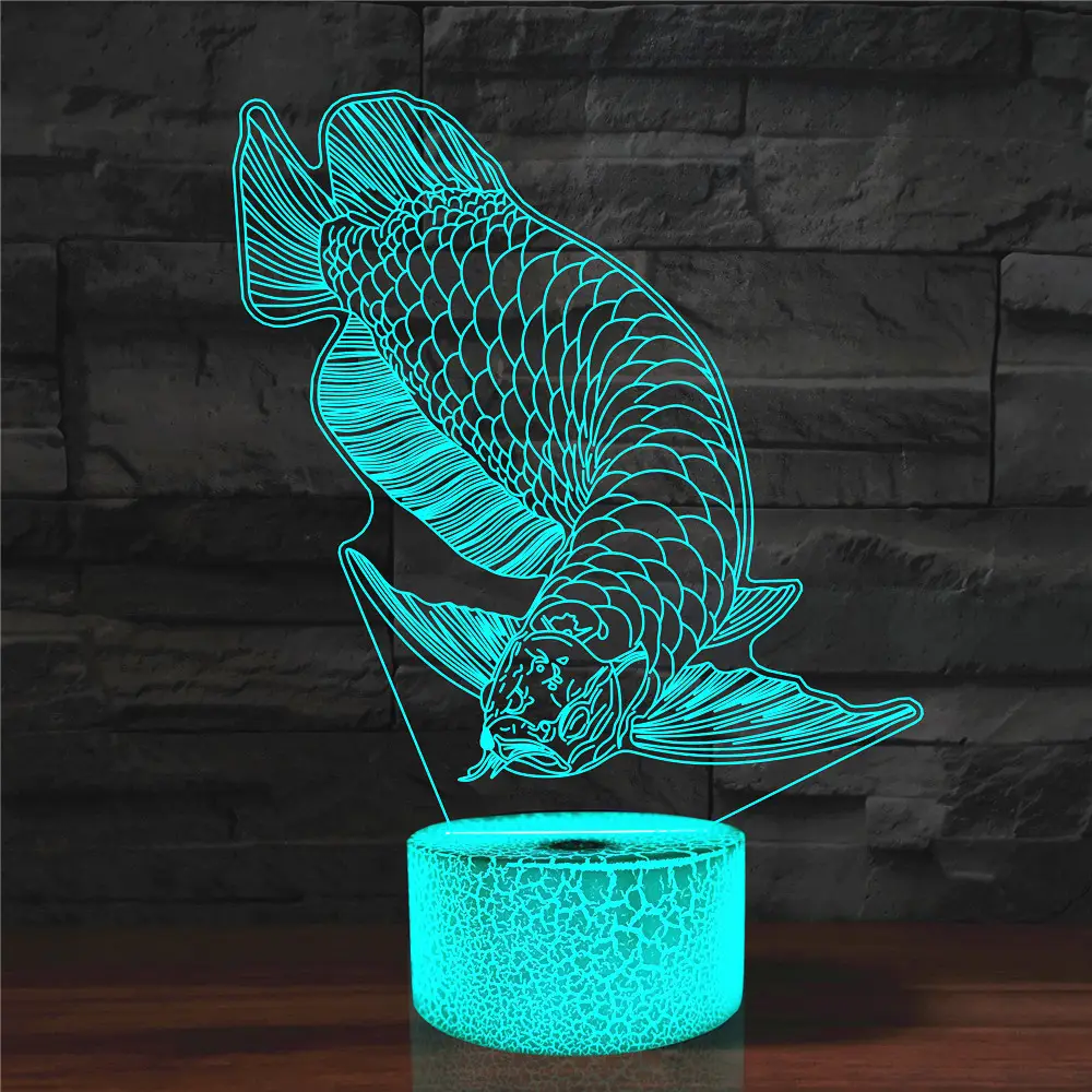 Rechargeable 3D Night Table Lamp with 16 Color Remote Control - Image 13