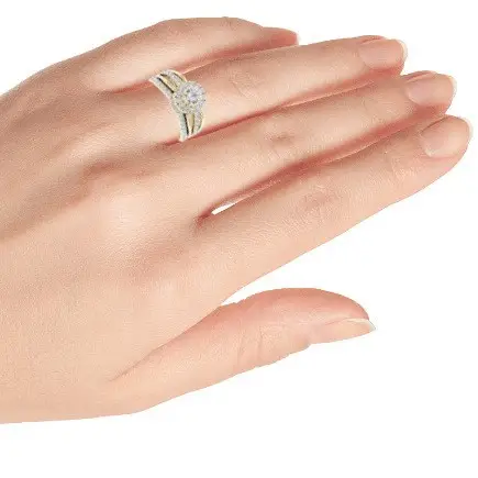 Gold Zircon Cross-Border Ring Set for Women - Image 4