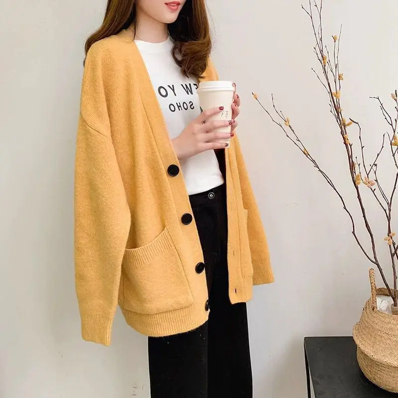 New Cross-Border Japanese Korean Style Knitted Cardigan Coat for Women - Image 8