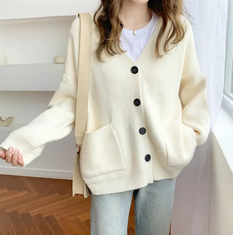 New Cross-Border Japanese Korean Style Knitted Cardigan Coat for Women - Image 4